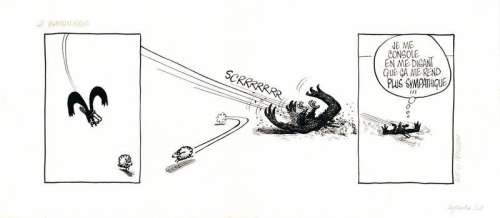 Got. Strip original Le baron noir | BDEnchères