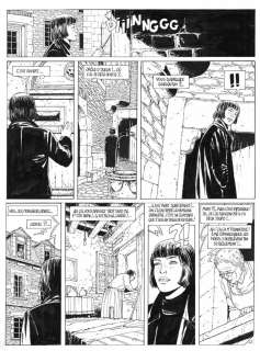 Lucien ROLLIN - Planche originale 42 pour OMBRES Tome 3 Le sablier