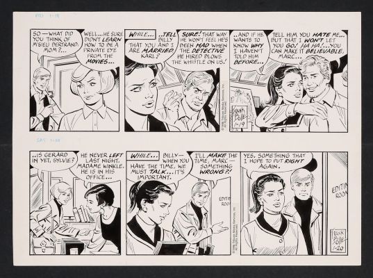 Frank Bolle | Original Art for the Winnie Winkle Comic Strip (1/19 & 1/20 1996) by Frank Bolle | mycomicshop.com (Buy It Now)