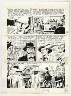 Giovanni Ticci | Giovanni Ticci - tavola originale firmata per Tex #299 "Fuga da Anderville" - (1989) | Catawiki