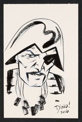 Dean Haspiel | Major Bludd Sketch | mycomicshop.com