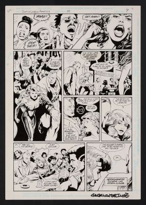 Original Art from Justice League America #95 (1995) Page 7 Pencils by Chuck Wojtkiewicz | mycomicshop.com