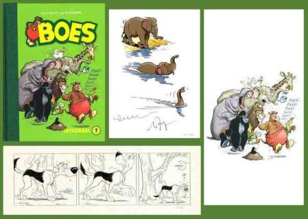 Wil Raymakers, Thijs Wilms | Boes - Luxe editie Boes Integraal deel 7 - Genummerd 21/80 - Met originele strook + ex-libris - Cartonné - EO (2018) | Catawiki