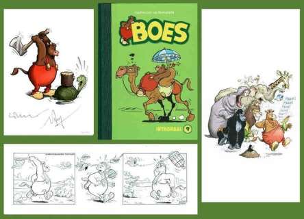 Wil Raymakers, Thijs Wilms | Boes - Luxe editie Boes Integraal deel 9 - Genummerd 09/80 - Met originele strook + ex-libris - Cartonné - EO (2019) | Catawiki