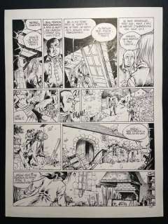 Stalner, Jean-Marc | Stalner, Jean-Marc - Planche originale - Le Maître de pierre T2 - La Chaise du Diable - (2003) | Catawiki