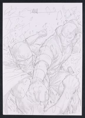 Trevor Hairsine | Original Cover Art for Red Hood and the Outlaws #25 (2018) by Trevor Hairsine with Prelims | mycomicshop.com (Buy It Now)