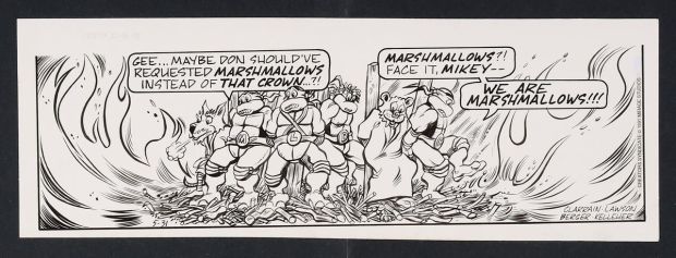 Dan Berger And Jim Lawson | Teenage Mutant Ninja Turtles Comic Strip (5/31/91) | mycomicshop.com