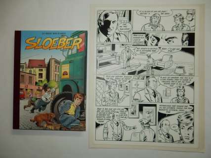 Broeckx, Jeff | Sloeber 5 - Sloeber - De brief - Luxe album met originele pagina - Cartonné - EO - (2007) | Catawiki