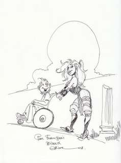 Crisse. Dessin original dédicacé Atalante | BDEnchères