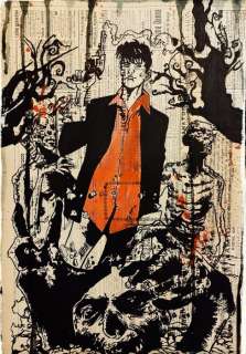 Anty | ANTY - Dylan Dog - Original drawing - su pagine di un libro del 1851 | Catawiki