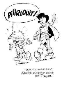 Peyo | Magnifique illustration Ã  l’encre de Chine repré… | Banque Dessinée