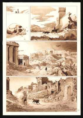 Christian Rossi | Le C?ur des Amazones, Planche originale n° | Daniel Maghen