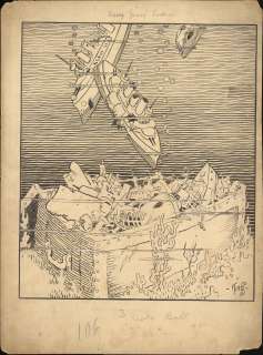 King- Davy Jones’ Locker- Original Artwork | Russ Cochran