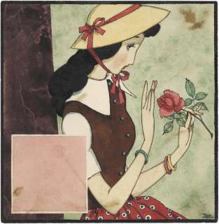 Junichi Nakahara Hand-Drawn Color Manuscript "Rose is alive" by cover page | Mandarake (Big Web)