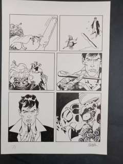 Franco Saudelli | Dylan Dog Color Fest n. 17 - Saudelli - Tavola originale "Baba Yaga" - Firmato - Page volante - Exemplaire unique - (2016) | Catawiki