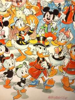 Alessandro Gottardo | Uncle Scrooge - "The Family" - Signed Original Watercolour Painting by Alessandro Gottardo - (2022) | Catawiki