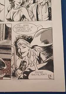 Mauro Laurenti | Mauro Laurenti - supllemento Flash N° 20 - original page "Esplosivo" - Page volante - Exemplaire unique - (1989) | Catawiki