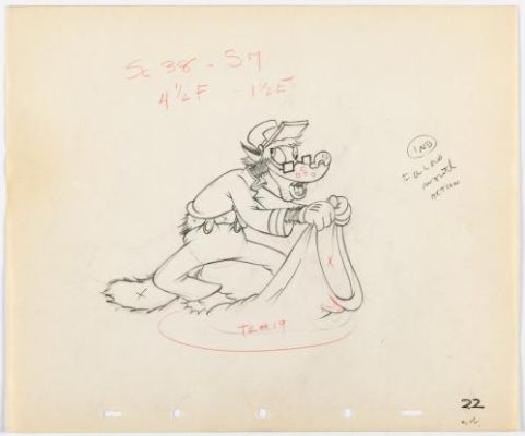 Studio Disney - Animation | Le grand méchant loup, cochon pratique, dessin d’animation | Galerie 9ème Art