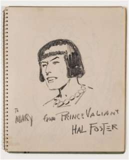 Hal Foster, Cartoonist, Prince Valiant. | Guernseys