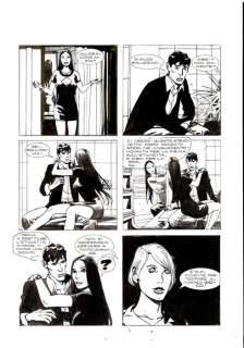 Mari, Nicola | Mari, Nicola - Tavola Originale - Dylan Dog Gigante #7 "Horror Market" - (1998) | Catawiki