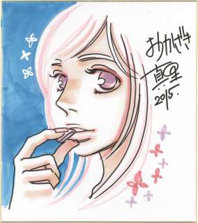 Mari Okazaki Hand-Drawn Color Shikishi "Re:Kiss" | Mandarake (Big Web)