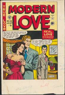 EC COMICS: MODERN LOVE NO.8 COVER PROOF (NO ORIGINAL ART) | Russ Cochran