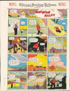 King - GASOLINE ALLEY, Sunday Page, Proof (11/28/1926) | Russ Cochran