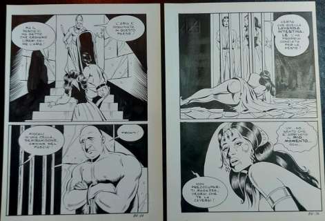 Dino Lionetti/Mario Janni | Dino Lionetti/Mario Janni - Tavole originali - Maghella n°83 - Godi Popolo - Page volante - (1977) | Catawiki