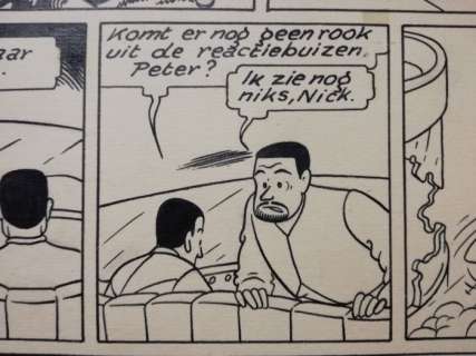 De Moor, Bob | De Moor, Bob - Oorlog in het heelal - originele pagina (pag. 3) - verschenen in Ons Volkske - (1949/1950) | Catawiki