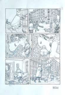 Nizzoli, Marco | Nizzoli, Marco - Tavola originale - "La strada della vita" | Catawiki