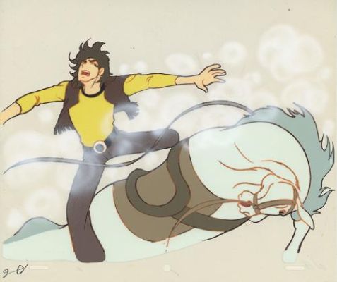 Toei Animation | Goldorak, Golgoth, cellulo et fond de production originaux (Toei Animation, 1978) | Galerie 9ème Art