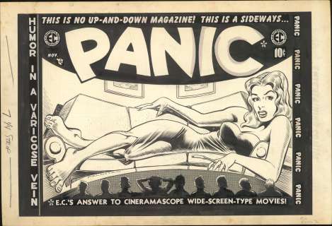 Feldstein- PANIC NO.5 Original Cover Art (1954) | Russ Cochran