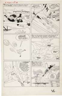 Jack Kirby and Paul Reinman X-Men #1 page 20 Original Art (Marvel, 1963). Iceman takes some of the heat off of -