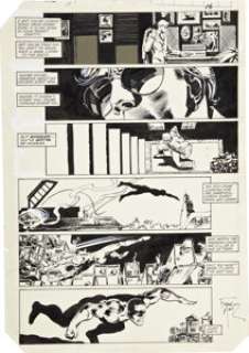 Frank Miller and Klaus Janson Daredevil #181 page 16 Original Art (Marvel, 1982). From the key issue that - | Heritage