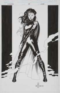 Travis Charest and Troy Hubbs WildC.A.T.s. #18 Cover Original Art (Wildstorm/Image, 1994). -