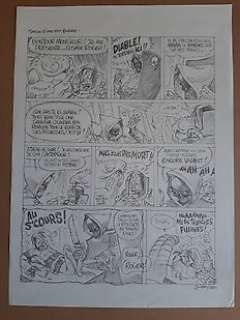 Julien/Cdm | Julien/CDM - Planche originale crayonnée - Cosmik Roger T3 - Cosmik Roger contre le Général Gore - (2005) | Catawiki