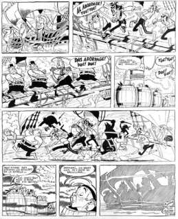 Uderzo Albert Et Goscinny René | JEHAN PISTOLET ET L?ESPION - 1952-1954 Encre | Kahn et Associés