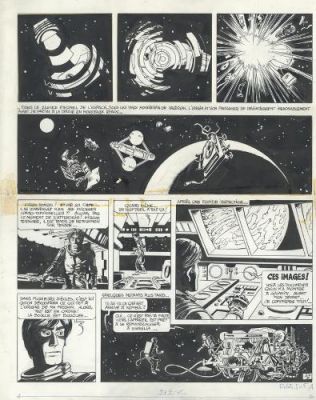 Jean-Claude Mézières | Valérian, Tome 1, Terres en flammes, Planche 27 | Galerie 9ème Art