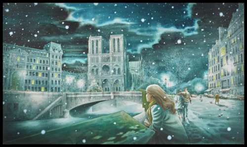 Olivier Boiscommun - Notre-Dame de Paris, illustration originale