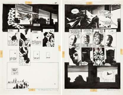 The Dark Knight Returns Original Art For Sale | ComicArtTracker