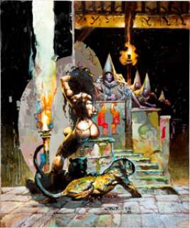 Simon Bisley Heavy Metal F.A.K.K. 2 Illustration Original Art (1996). The Biz attacks this scintillating scene - | Heritage