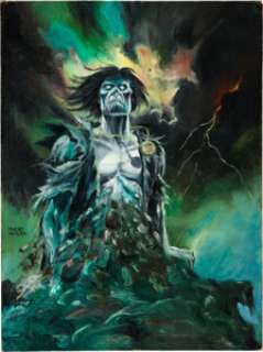 Pablo Marcos Tales of the Zombie Painting Original Art (undated). Simon Garth dies but is brought back to life as -