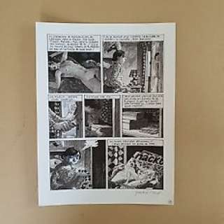 Tripp, Jean-Louis - Tripp, Jean-Louis - Planche originale (p.9) - Extases T1 - Où L‘auteur Découvre Que Le Sexe Des Filles N‘a Pas La Forme D‘un X... - (2017)