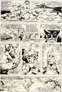 Bob Budiansky and Mike Esposito What If (Wolverine Had Killed the Hulk) #31 Page 2 Original Art (Marvel, 1982). -
