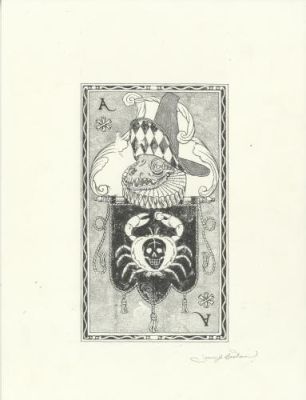 Jeremy Bastian | Illustration carte, Ace of Bones | Galerie 9ème Art