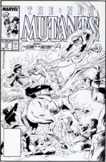 Rich Buckler and Bob McLeod The New Mutants #77 Cover Original Art (Marvel, 1989). In this issue’s story, - | Heritage
