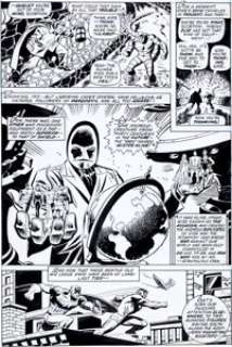 Sal Buscema and Vince Colletta Captain America #151 Page 11 Original Art (Marvel, 1972). Captain America and the - | Heritage