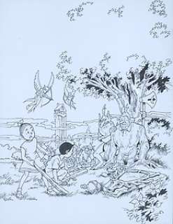 Studio W. Vandersteen/Marc Verhaegen | Suske en Wiske - Dessin original de couverture album Bob et Bobette - redessiné par Paul Geerts - Verraad op de Veluwe / Veillée sur la Veluwe - (2008) | Catawiki