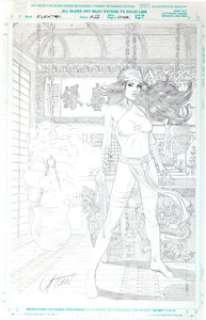 Greg Horn Elektra #22 (Second Series) Cover Original Art (Marvel, 2003). Offered here is the original tightly -