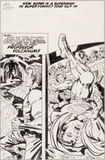 Jack Kirby and Mike Royer Superman‘s Pal Jimmy Olsen #147 Unpublished Alternative Cover Original Art (DC, c. -